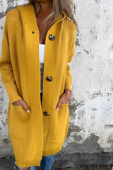 Gisela | Langer Cardigan – Gelb