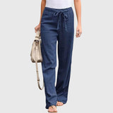 Amalia | Damenhose leicht modern chic und elegant – Dunkelblau