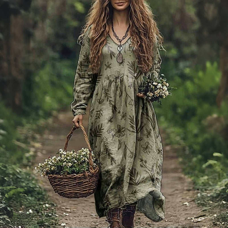 Martha - Vintage Kleid mit Blumenmuster