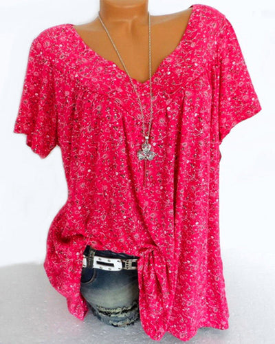 Dames Korte Mouw Zomerblouse | Casual