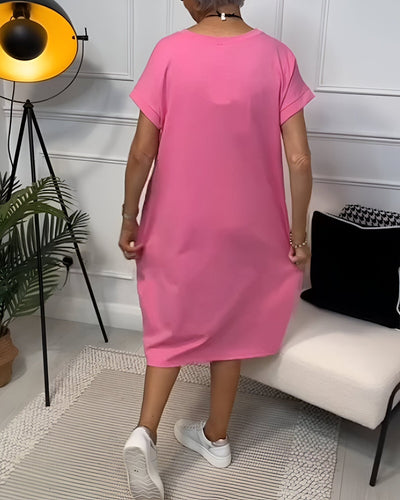 Jocelyn – Bequemes Freizeitkleid Mit Tasche