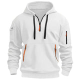 Daevric - Softtouch-Hoodie – Weiß