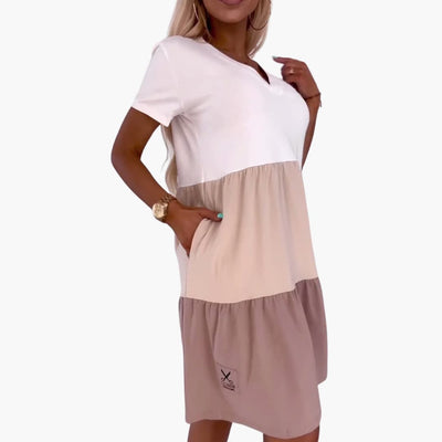 Freizeitkleid Damen - Casual Kleid mit Farbverlauf & Stil