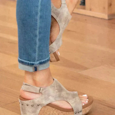 Damen Bequeme Keilsandaletten | Stilvoll