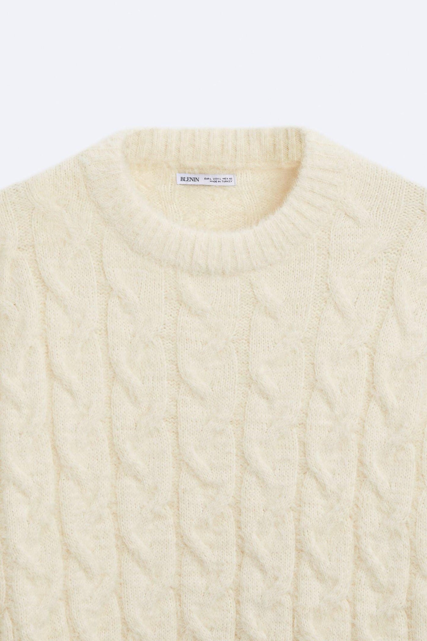 Klassischer Zopfstrickpullover für zeitlose Eleganz
