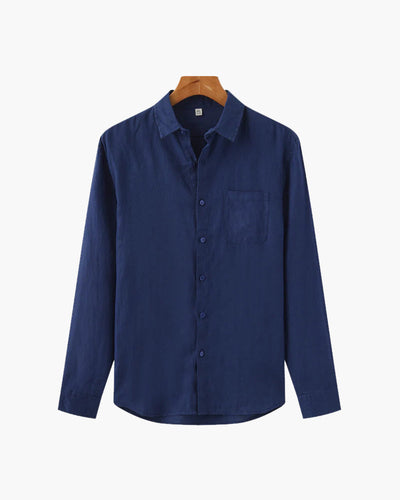 Herren Lässiges Button-Down Hemd | Langarm