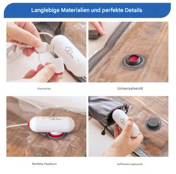 KomprimFix™ Mühelose Pack-Lösung