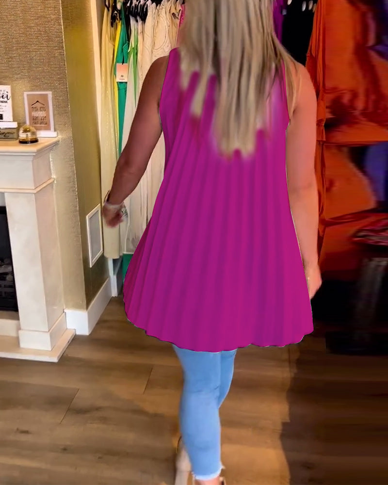 Rowland - Ärmelloses Oberteil Mit Rüschen