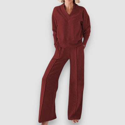 Cristine | Lounge-Set mit weit geschnittener Hose