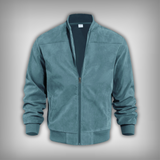 Herren Sommerjacke Mit Reißverschluss – Hellsblau