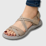 Sofia | Modische Sandalen Damen Look – Aprikose