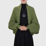 Rosalie | Zeitloser Cardigan für jeden Anlass – Grün