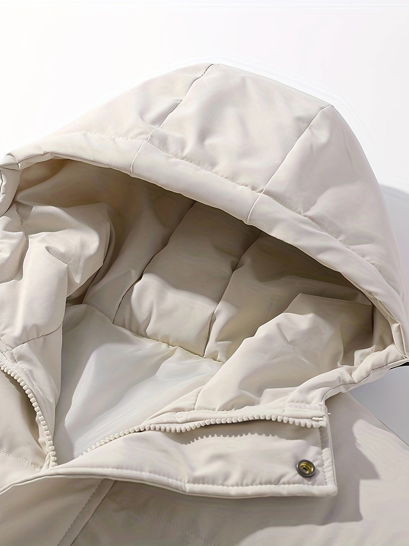 Lässiger Parka dicke Winterjacke mit Kapuze für Damen |  Ideal für den Winter