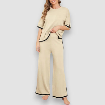 Esme | Edles elastisches Strick-Lounge-Set