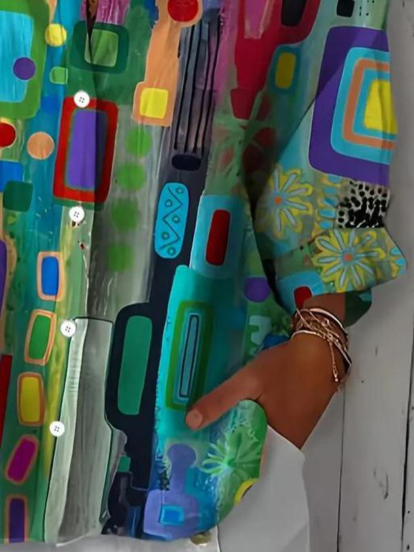 Hunia - Stilvolle Mehrfarbige Bluse