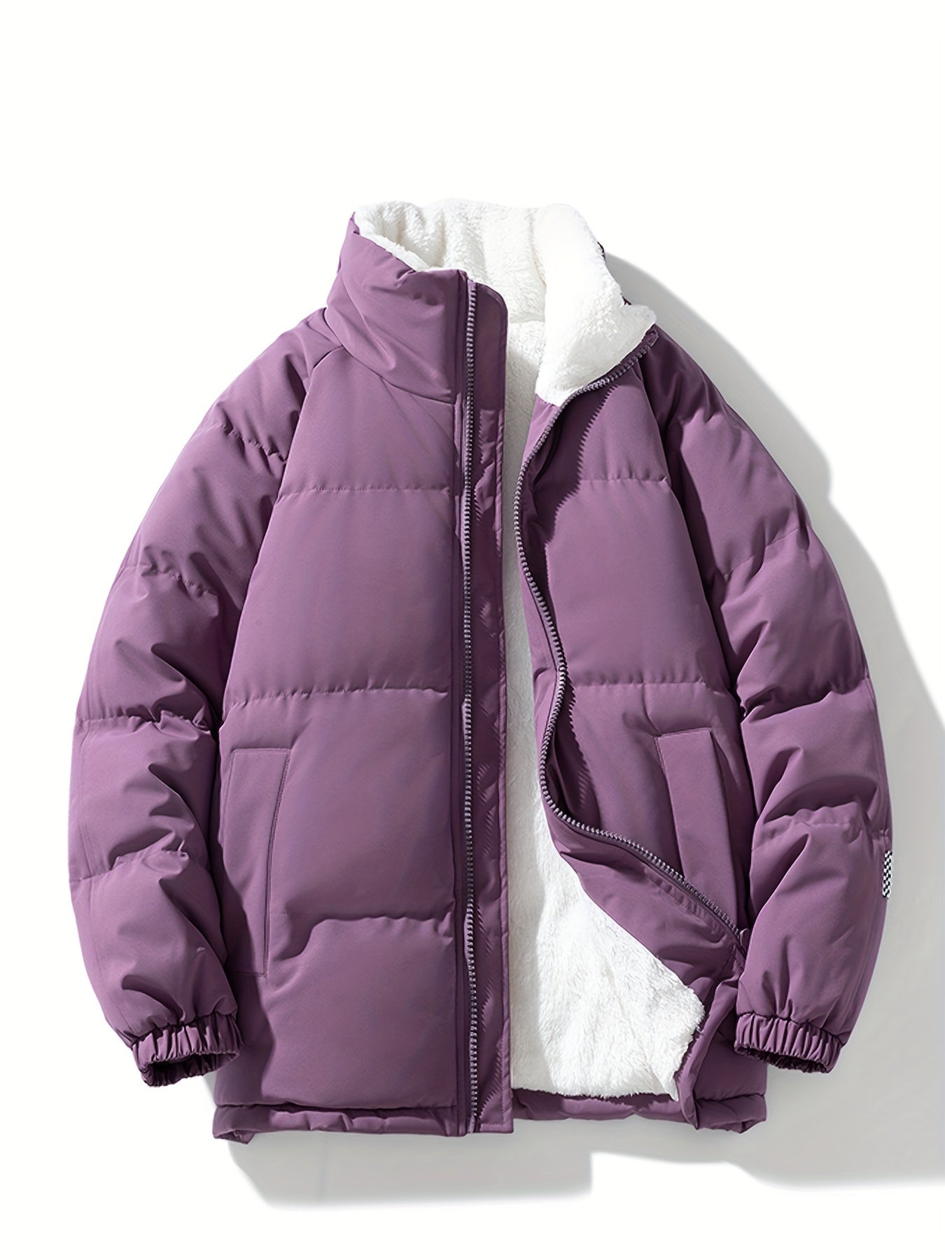 Stilvolle Warme Fleece Puffer Winterjacke für Damen | Ideal für den Winter