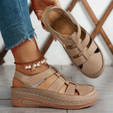 Soralia | Modische Damen-Sandalen mit stützender Sohle – Khaki