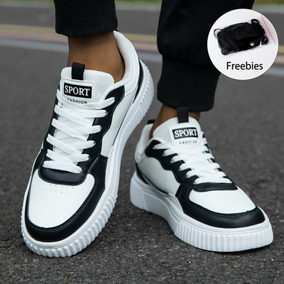 Herren Stilvolle Vintage-Schnürsneaker mit Hoher Sohle | Ideal für das tägliche Tragen