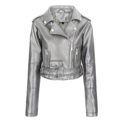 Kaya | Leder Langarm Jacke