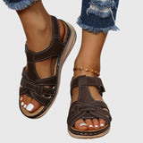 Nora | Elegante Sommer Sandalen Damen – Dunkelbraun