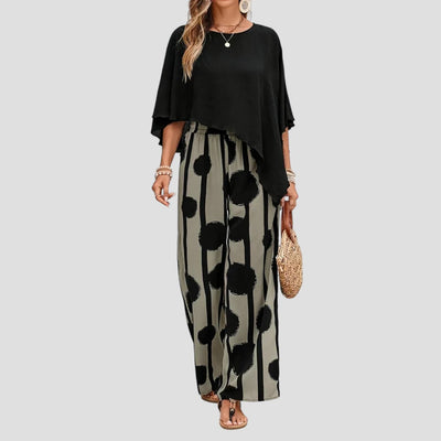 Paolina – Stilvolles Zweiteiliges Set Mit Drucken