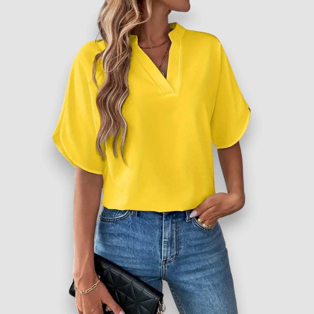 Stella | V-Ausschnitt Bluse