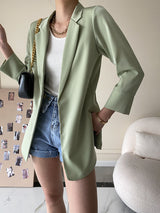 Sarah | Eleganter Und Stilvoller Damen Blazer – Limettengrün