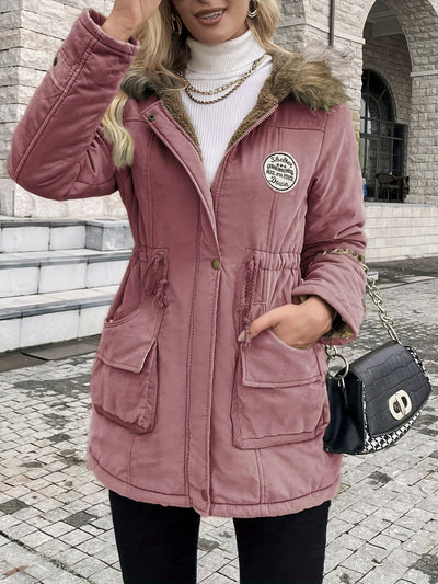 Elegante Warme Lange Parka Winterjacke mit Taschen für Damen | Ideal für den Winter