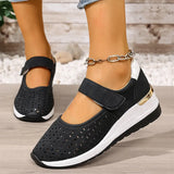Amarise | Damen-Plateauschuhe mit Cut-outs und weichem Tragegefühl – Schwarz