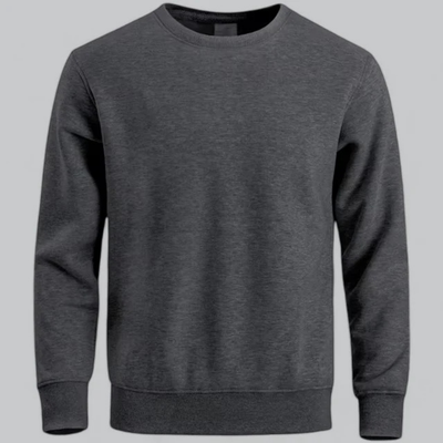 Herren Klassisches Lässiges Crewneck Sweatshirt | Langarm
