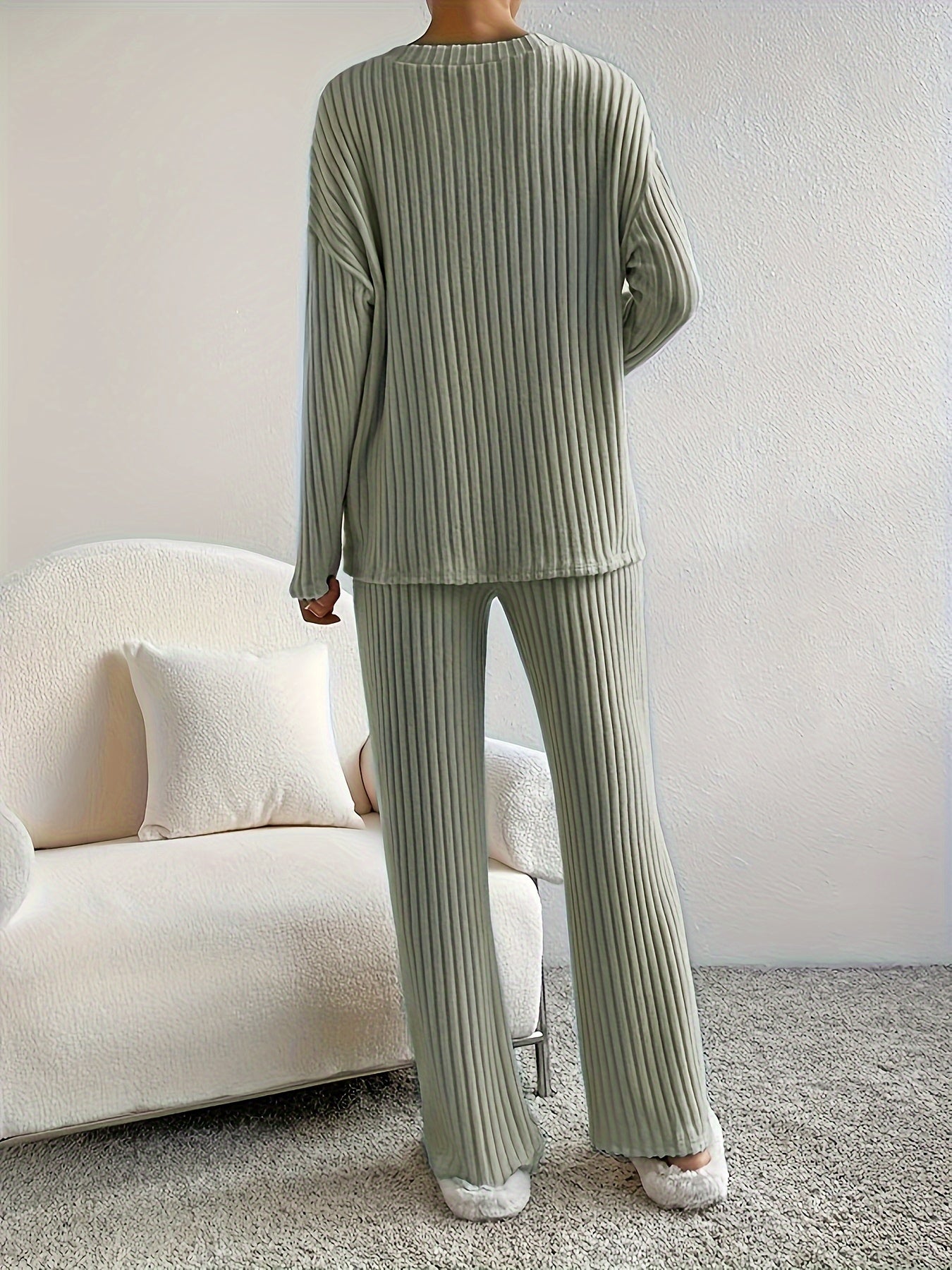 Damen Freizeit-Rippenoberteil mit „Faith“-Print und V-Ausschnitt | Ideal für Active Wear