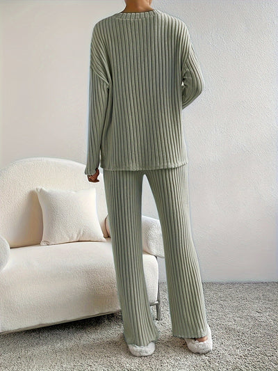 Damen Freizeit-Rippenoberteil mit „Faith“-Print und V-Ausschnitt | Ideal für Active Wear