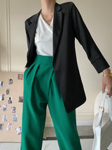 Sarah | Eleganter Und Stilvoller Damen Blazer – Schwarz
