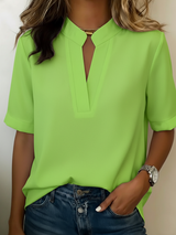 Emilia | Elegante Damenbluse im Stil – Grün