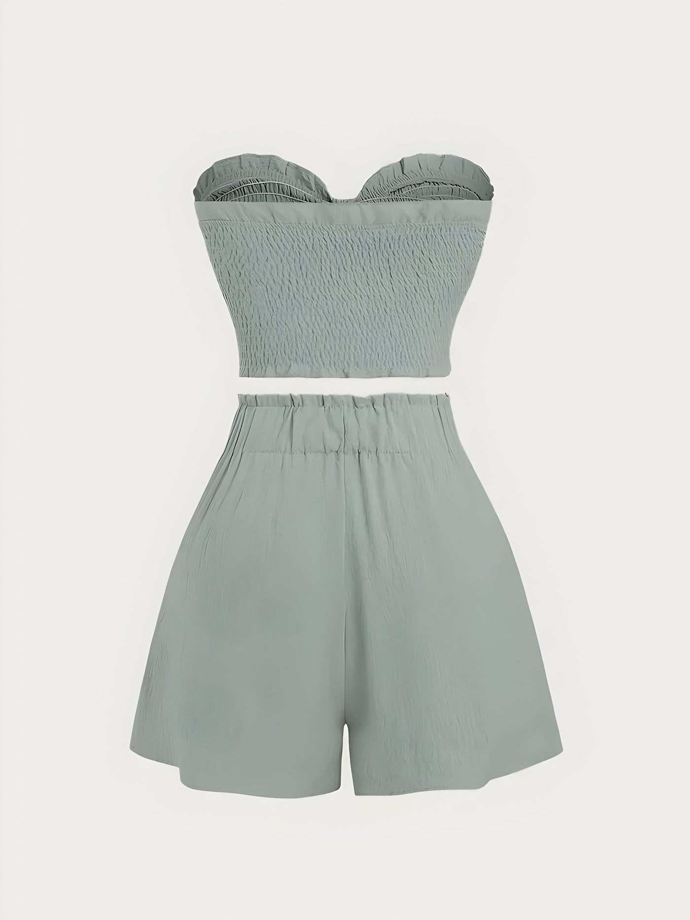 Sophie | Romantisches Date am Meer Top + Shorts Slim Fit