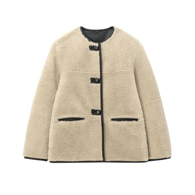 Albrecht® | Stilvolle Teddy-Jacke mit Akzenten