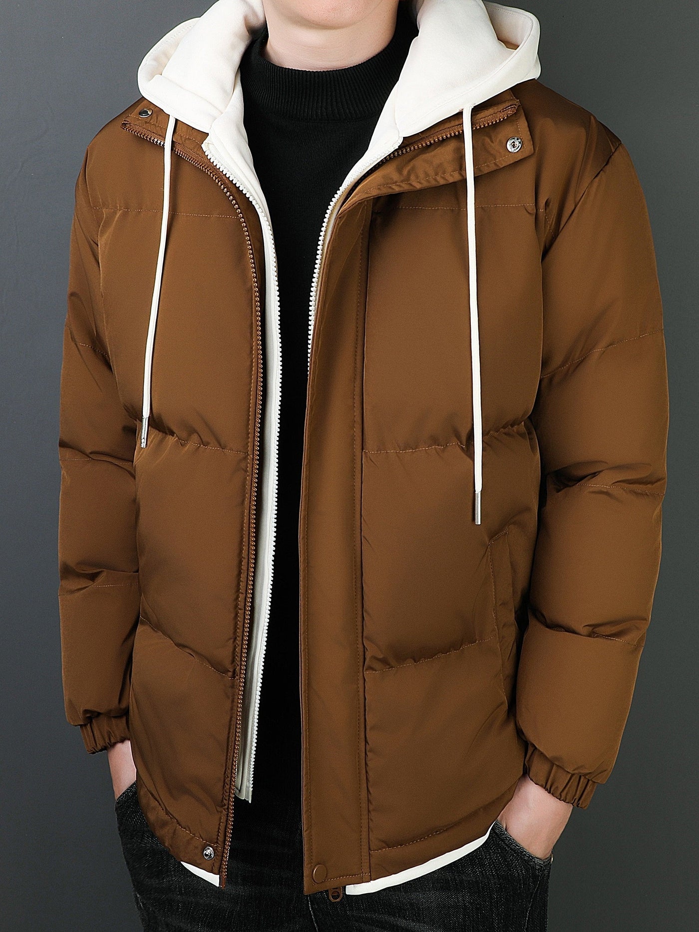 Casual Winterjacke mit warmer Polsterung für Herren | Ideal für den Winter