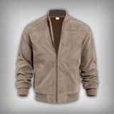 Herren Sommerjacke Mit Reißverschluss – Khaki