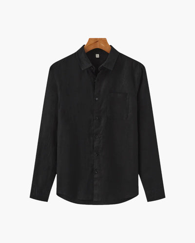 Herren Lässiges Button-Down Hemd | Langarm