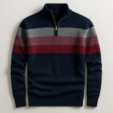 Max | This Herren-Pullover klassisch gestreift modern – Marineblau