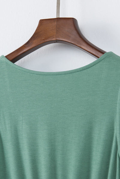 Ärmelloses Mini‑Kleid – Modal, Hohe Taille & Drapiertes Detail