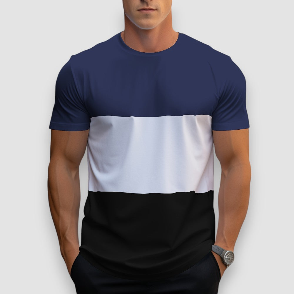 Enzo | Blocked T-Shirt