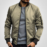 Thomas | Klassische Herren-Bomberjacke Mit Leichtem Übergangskomfort – Khaki