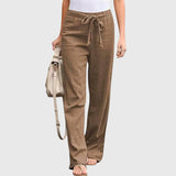Amalia | Damenhose leicht modern chic und elegant – Braun