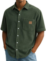 Anwick - Weiches Rippenshirt – Armeegrün
