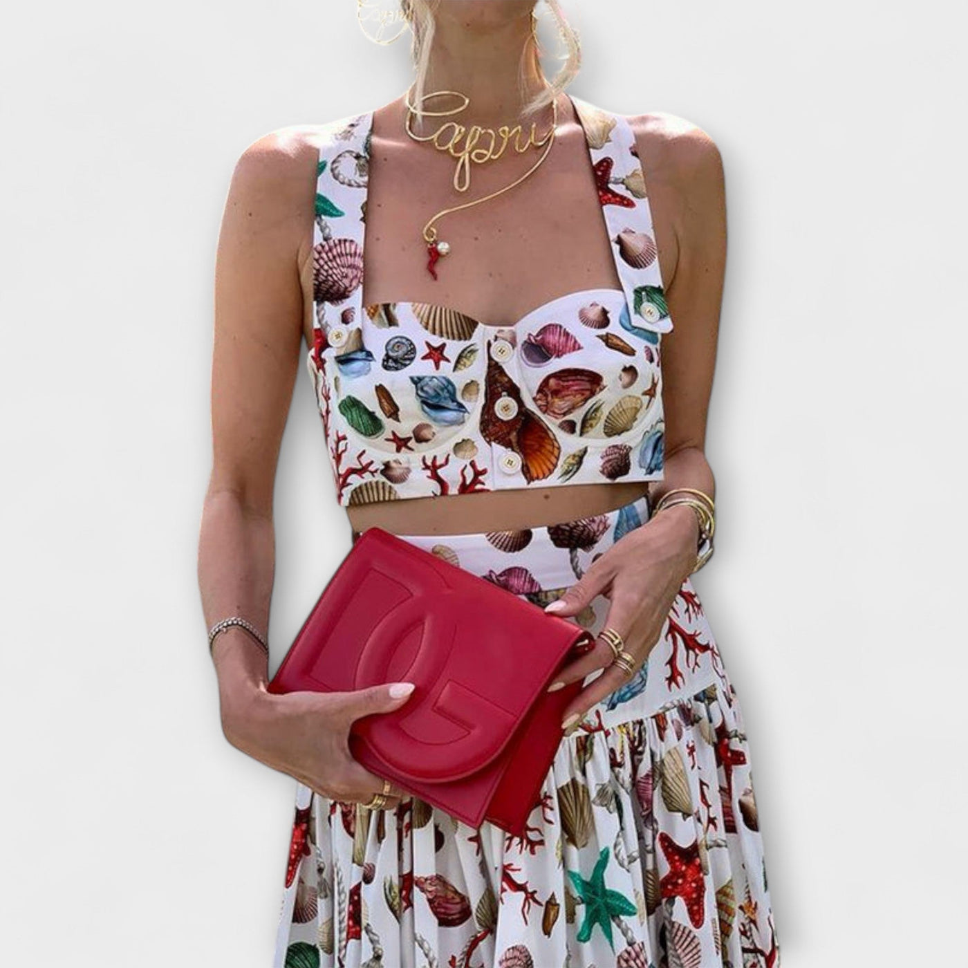 Heather - Elegantes Zweiteiliges Rock-Set