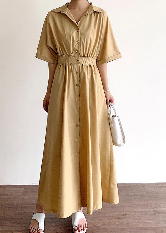 Lara® | Baumwoll Kleid mit Knopfleiste für den Frühling