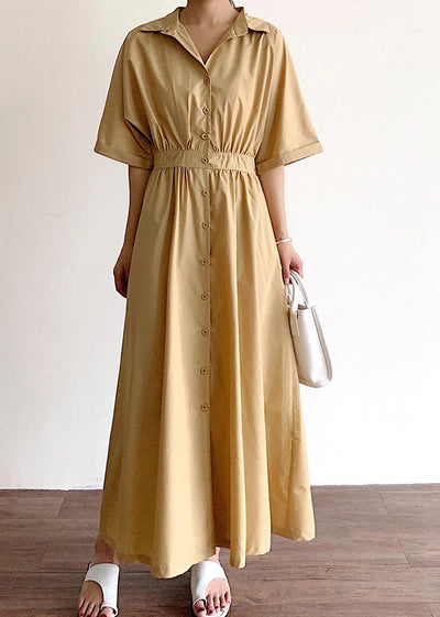 Lara® | Baumwoll Kleid mit Knopfleiste für den Frühling