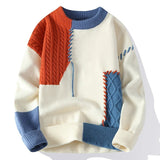Bennet - Strukturierter Rollkragenpullover – Orange