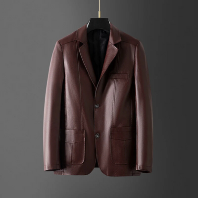 Elegante Herren Lederjacke aus italienischem Leder